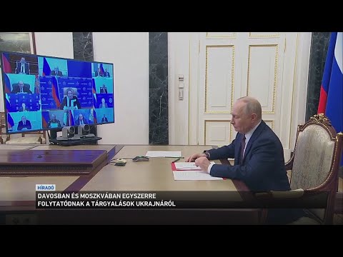 Davosban és Moszkvában egyszerre folytatódnak a tárgyalások Ukrajnáról サムネイル