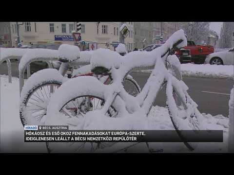 Hókáosz okoz fennakadásokat Európa szerte サムネイル