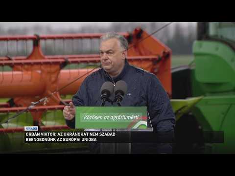 Orbán Viktor: Az ukránokat nem szabad beengednünk az Európai Unióba サムネイル