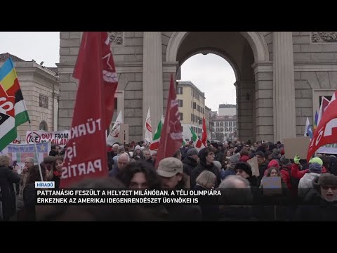 Pattanásig feszült a hangulat Milánóban サムネイル