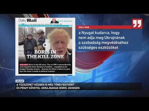 Még több pénzt és fegyvert követel Ukrajnának Boris Johnson サムネイル