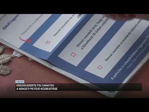 Országszerte folyamatos a Nemzeti Petíció kézbesítése サムネイル