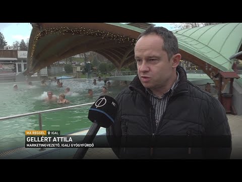 Az Igali Gyógyfürdő télen is ideális úticél サムネイル