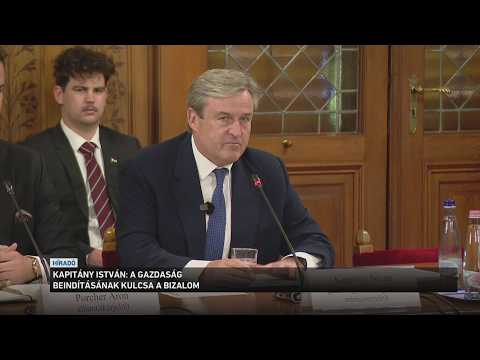 Kapitány Iván: a gazdaság beindításának kulcsa a bizalom サムネイル