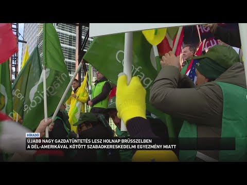 Újabb nagy gazdatüntetés lesz holnap Brüsszelben サムネイル