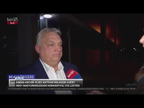 Kijev azért dolgozik, hogy Magyarországon kormányváltás legyen サムネイル