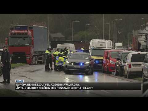 Napok óta tüntetnek az emberek a magas üzemanyag és energiaárak miatt Nyugat Európában サムネイル