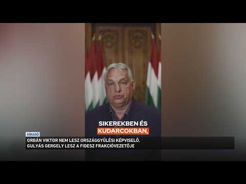 Orbán Viktor nem lesz országgyűlési képviselő サムネイル