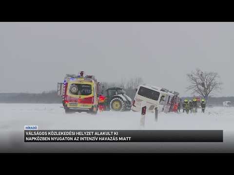 Válságos közlekedési helyzet alakult ki napközben Nyugat Magyarországon サムネイル