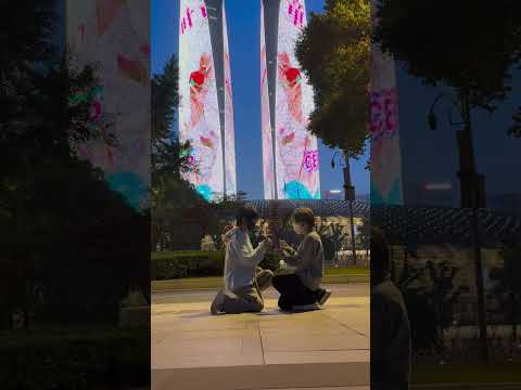 A long-planned proposal was a success! | Hai Yan & Zhi Shi #bl #bltiktok #lgbt #jenvlog - BL Couple サムネイル