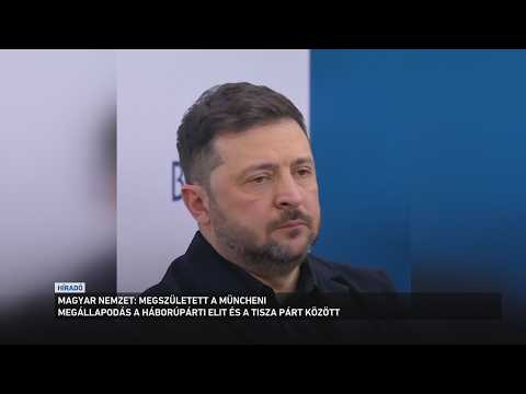 Megszületett a müncheni megállapodás a háborúpárti elit és a Tisza Párt között サムネイル