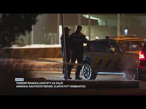 Terrortámadásként kezeli a norvég rendőrség az éjszakai oslói robbanást サムネイル