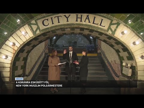 Egy több évszázados Koránra tette le hivatali esküjét New York megválasztott polgármester サムネイル