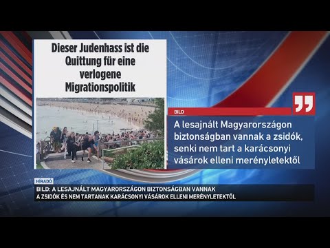 Bild: A lesajnált Magyarországon biztonságban vannak a zsidók サムネイル