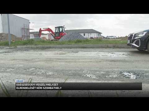 12 kilométernyi úthálózatról derült ki Szombathelyen, hogy azbeszttel szennyezett kőzúzalékból épült サムネイル