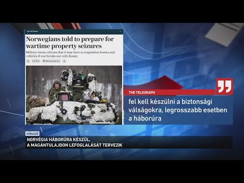 Háborúra készül Norvégia, a magántulajdon lefoglalását tervezik サムネイル