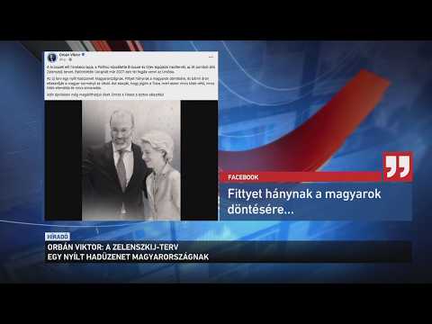 A Zelenszkij terv egy nyílt hadüzenet Magyarországnak サムネイル