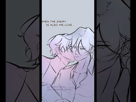 The Villain is ✨supposed✨ to be the Enemy. #BL #enemiestolovers #booktube #orginalart サムネイル