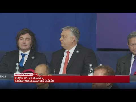 Orbán Viktor beszéde a Béketanács alakuló ülésén サムネイル