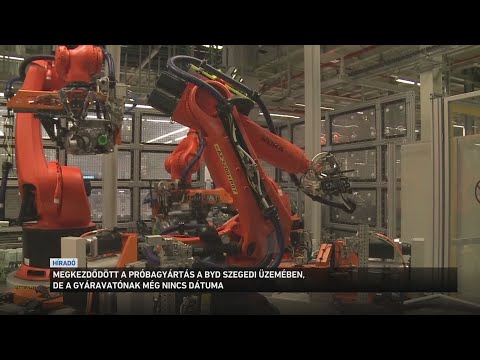 Megkezdődött a próbagyártás a BYD szegedi elektromosautó gyárában サムネイル