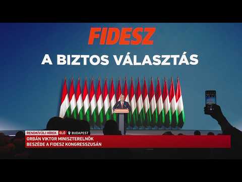 Orbán Viktor miniszterelnök beszéde a Fidesz Kongresszusán サムネイル