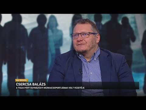 Csalódott a Tisza Pártban ezért otthagyta a szervezetet Csercsa Balázs サムネイル