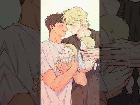 he gave birth to twin babies🍼♥️🥰#bl #blmanhwa #blmanhwarecommendation #manhwa #shorts サムネイル