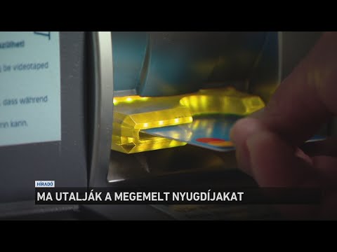 Ma utalják a megemelt nyugdíjakat サムネイル