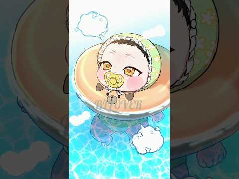 baby enjoying swimming😘🥰#bl #blmanhwa #blmanhwarecommendation #manhwa #shors サムネイル