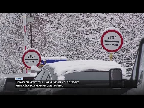Hegyeken keresztül, járművekben elrejtőzve menekülnek a férfiak Ukrajnából サムネイル