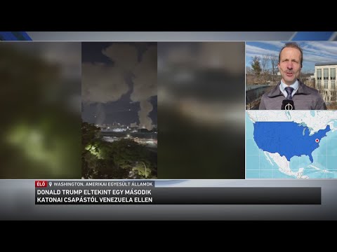 Donald Trump eltekint egy második katonai csapástól Venezuela ellen サムネイル