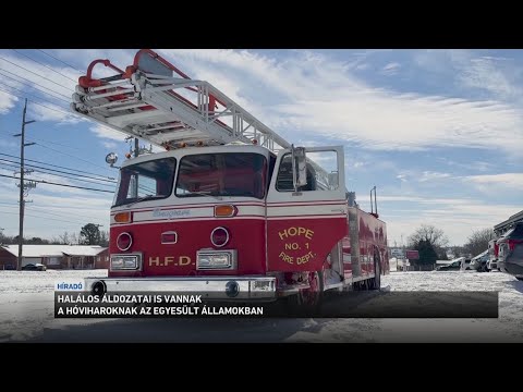 Halálos áldozatai is vannak a hóviharoknak az Egyesült Államokban サムネイル