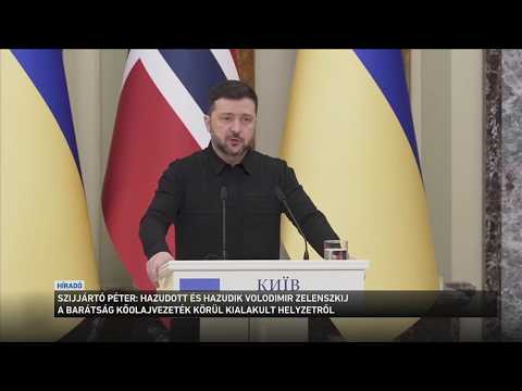 Szijjártó Péter: Volodimir Zelenszkij hazudik a Barátság kőolajvezeték állapotáról サムネイル