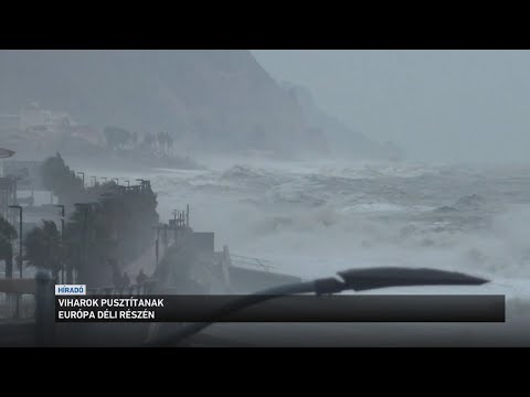 Pusztító viharok tombolnak Európa déli részén サムネイル