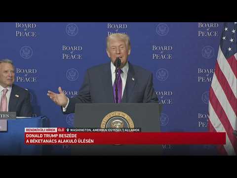 Donald Trump beszéde a Béketanács alakuló ülésén サムネイル