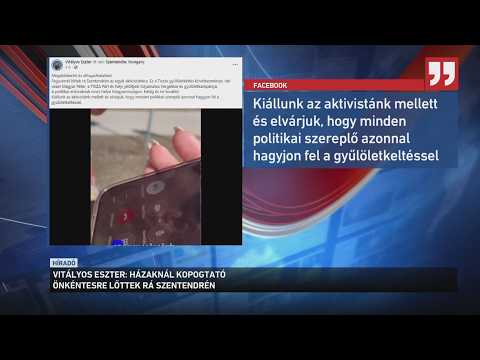 Rálőttek egy házaknál kopogtató fideszes önkéntesre Szentendrén サムネイル