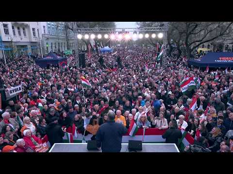 Orbán Viktor beszéde Békéscsabán サムネイル