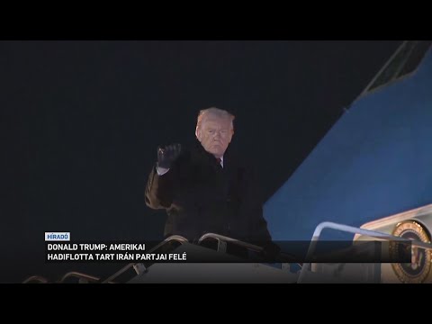 Amerikai hadiflotta tart Irán partjai felé サムネイル