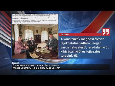 Újabb baloldali politikus, ezúttal Szeget polgármestere állt ki a Tisza párt mellett サムネイル