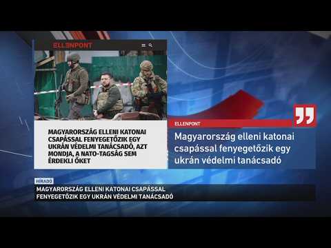 Magyarország elleni, katonai csapással fenyegetőzik egy ukrán védelmi tanácsadó サムネイル