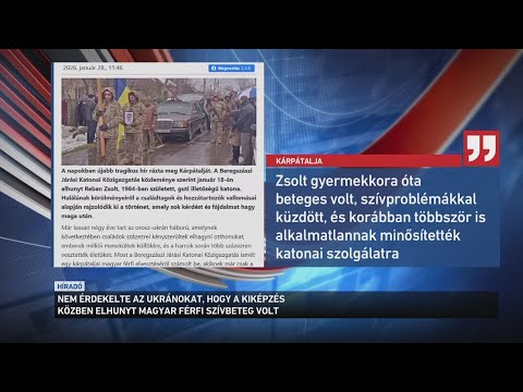 Az utcáról elhurcolt kárpátaljai magyar férfi súlyos szívbeteg volt サムネイル