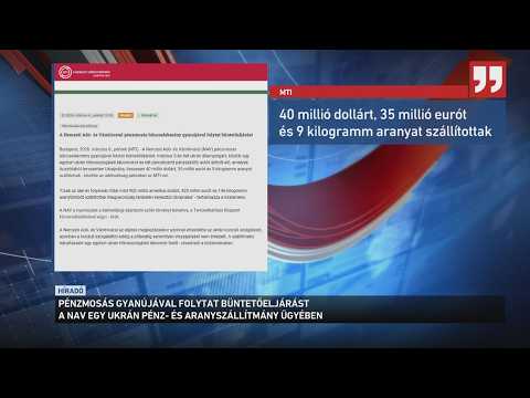 Pénzmosás gyanújával folytat büntetőeljárást egy ukrán pénz  és aranyszállítmány ügyében サムネイル