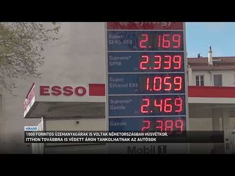 1000 forintos üzemanyagárak is voltak Németországban húsvétkor サムネイル