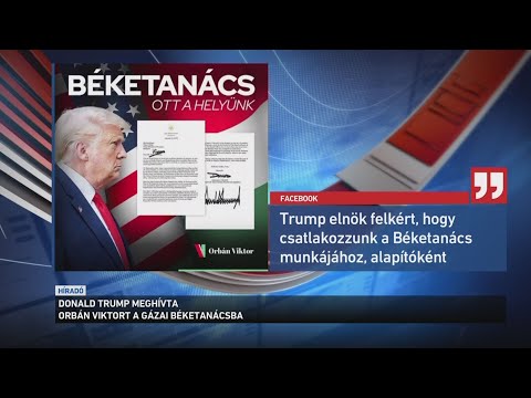 Orbán Viktor is részt vesz a gázai béketanács munkájában サムネイル