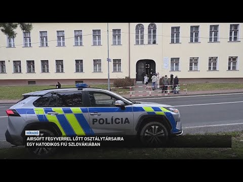 Airsoft fegyverrel lőtt osztálytársaira egy hatodikos fiú Szlovákiában サムネイル