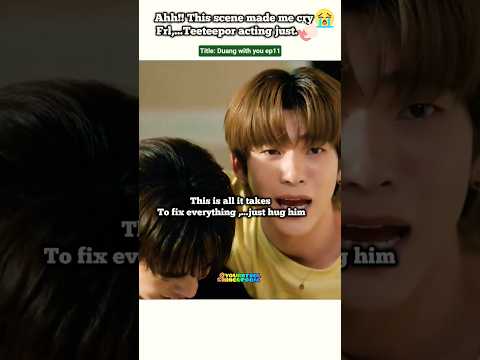 (ep11) This scene made me cry 💔😭just take 1 hug 🫂#bl#blseries#shorts#duangwithyou #teeteepor サムネイル