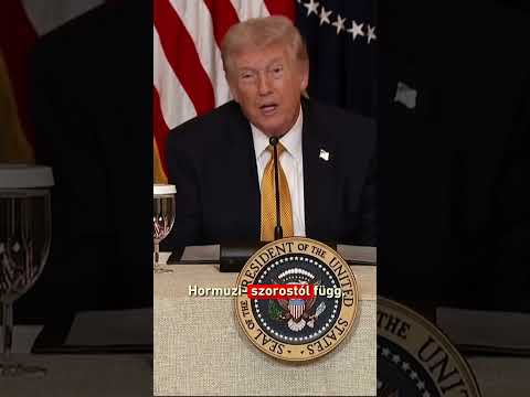 Donald Trump vasárnap hét országot felszólított, hogy vegyenek részt a Hormuzi-szoros biztosításában サムネイル