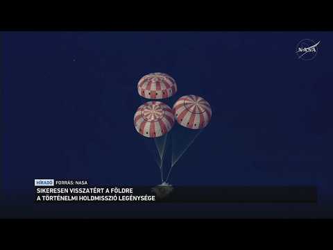 Sikeresen visszatért az Artemis–2 küldetés legénysége a Földre サムネイル