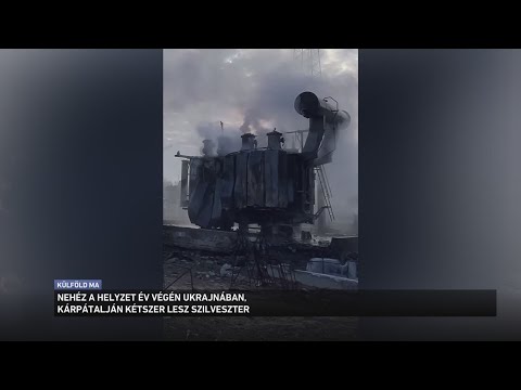 Nehéz a helyzet év végén Ukrajnában, Kárpátalján kétszer lesz szilveszter サムネイル