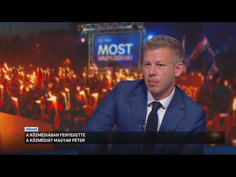 A közmédiában fenyegette a közmédiát Magyar Péter サムネイル